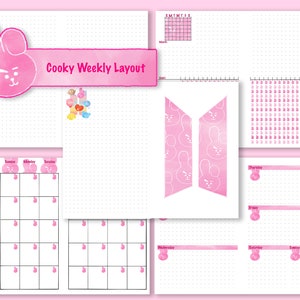 Cooky Weekly Planner Packet Half Page
