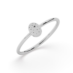 Stern Karte Ring in Gold Sternzeichen Ring Schmuck Horoskop inspiriert gravierte Oval Form Ring Geschenk für ihren Ring