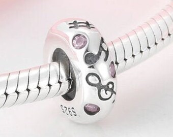 MUSICAL NOTE_Bead for European Charm Bracelet_Music Band Instrument Player Song