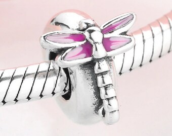 8 Pink transparent dragonfly organza wings A1994