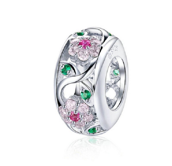 The Kiss Daisy Flower Spacer 925 Sterling Silver Bead Fits European Charm Bracelet The Kiss Daisy Flower Spacer 925 Sterling Silver Bead Fits European Charm Bracelet