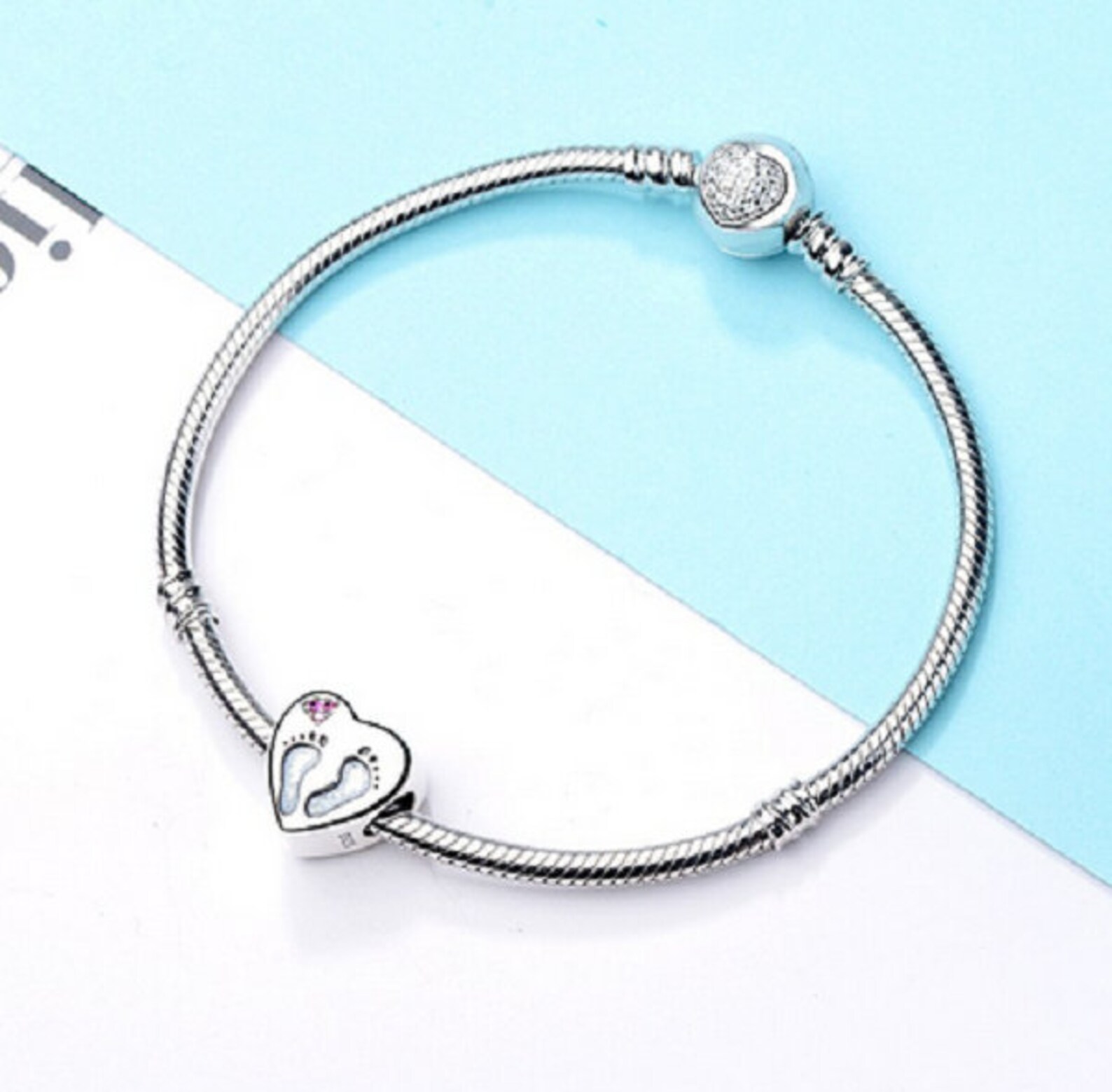 Genuine Sterling Silver 925 New Baby Girl Love Heart Charm Etsy UK
