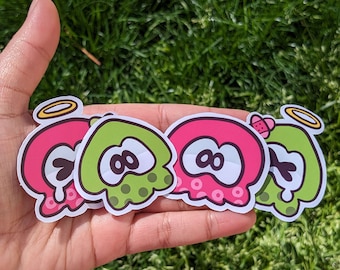 Splatoon Squid & Octo Stickers