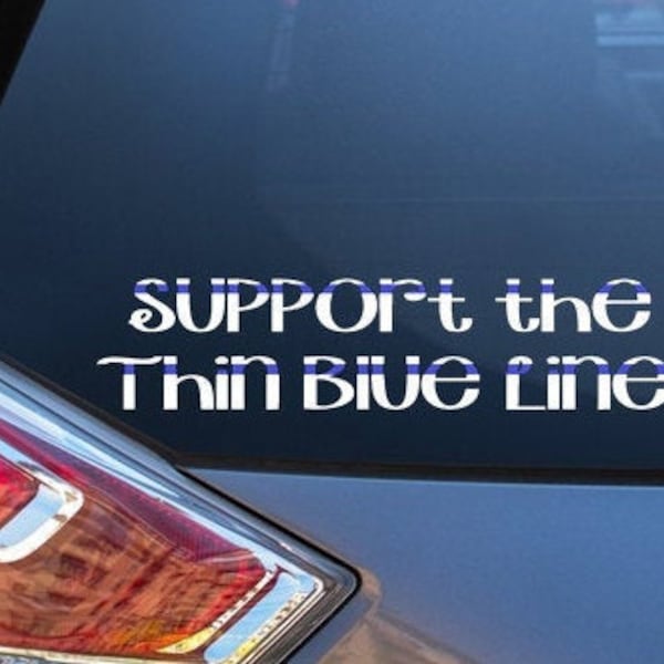 Police Military Ems Car Decal Etsy