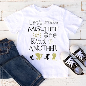 Lasst uns Unheil der einen oder anderen Art T-shirt machen, wo die wilden Dinger sind TShirt - Kid Tshirts, Wild Thing Monster, schelmischer Max