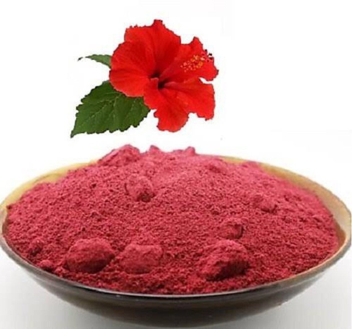 Hibiscus Flower Powder Pure Organic Herb Antioxidants Etsy