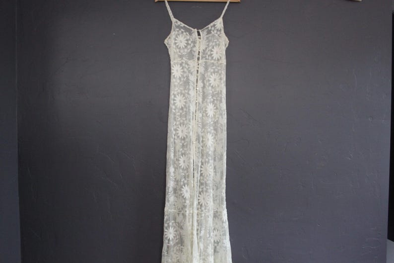 White lace Free People dress (Size XS) image 6