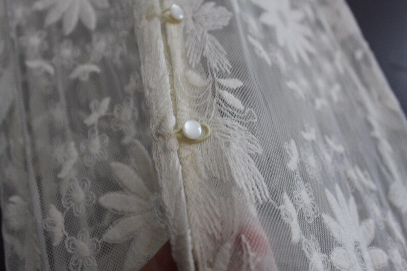 White lace Free People dress (Size XS) image 4