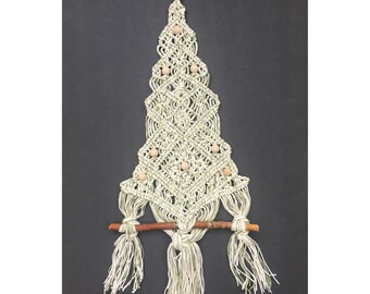 Macrame Christmas Tree Wallhanging