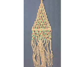 Macrame Christmas Tree Wallhanging
