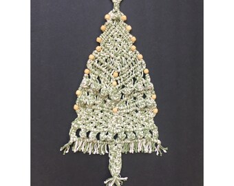 Macrame Christmas Tree Wallhanging