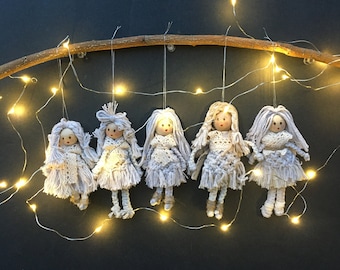 Macrame Doll Ornaments / Christmas Dolls