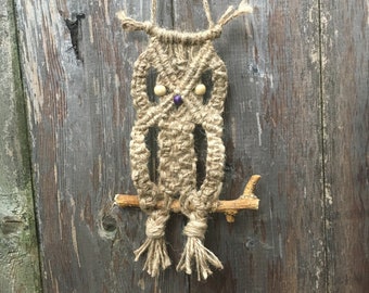 Macrame Owl Wallhanging