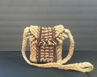 Macrame Crossbody / Shoulder Bag