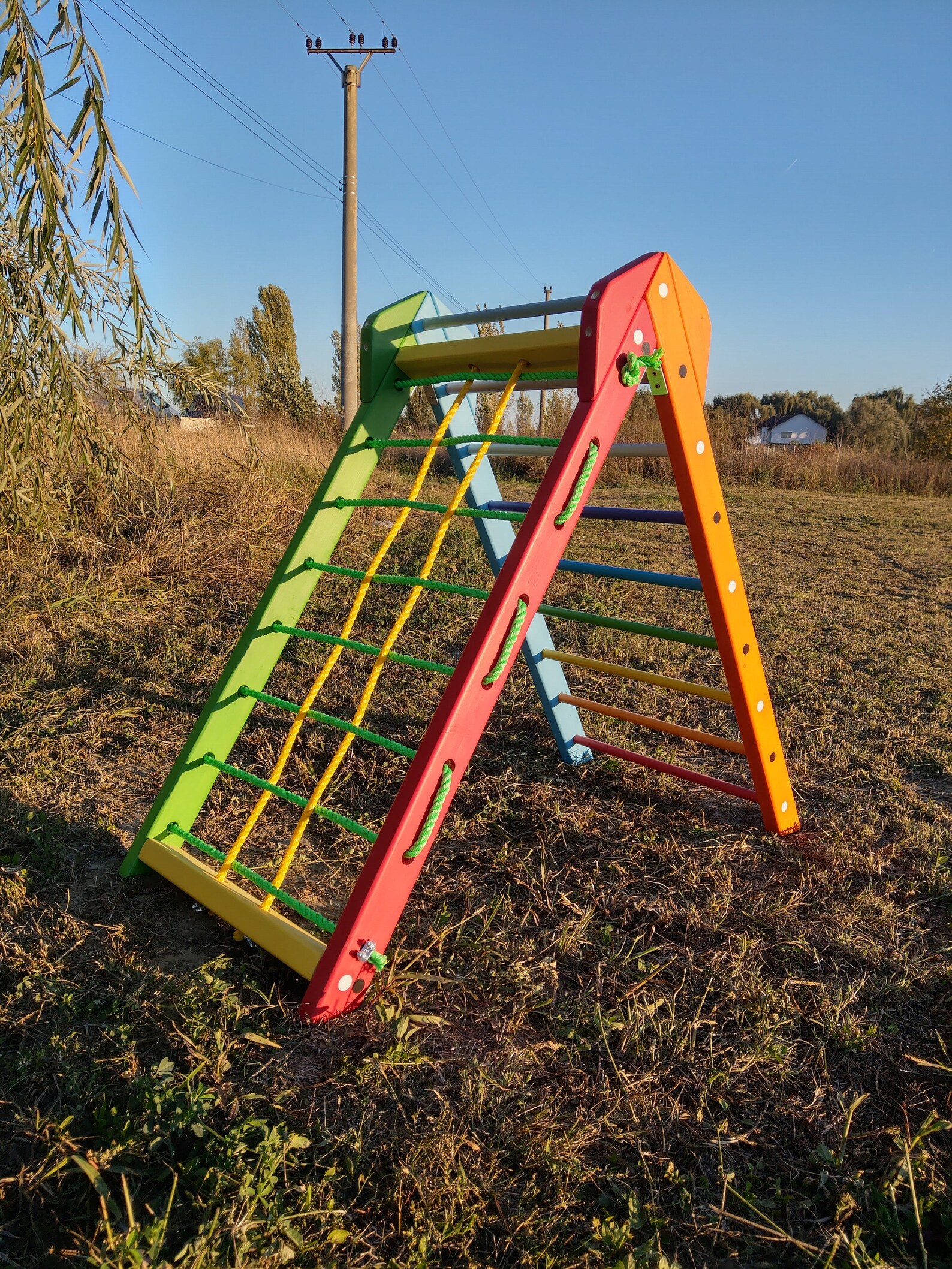 The Great Escape Large Climbing Frame with a rope side | Etsy