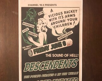 The Pretenders Beacon Theatre Concert Poster Magnet