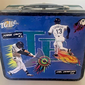 Tampa Bay Devil Rays Metal Lunch Box T. G. Lee Kazmir Gomes Cantu Crawford