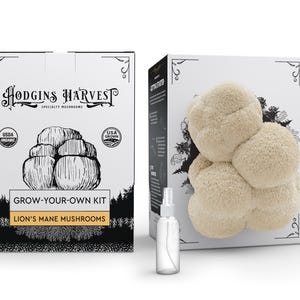 Certified Organic Lion's Mane Mushroom Grow-Your-Own Kit
