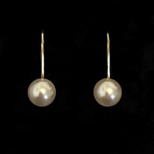 The Sweetest Pearl Dormeuse Earrings, 14 Carat Gold