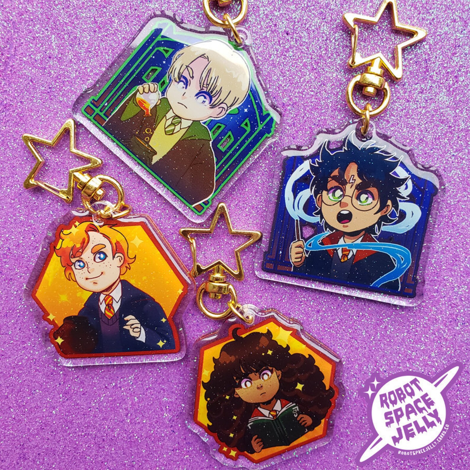 Harry Potter Acrylic keychains Etsy