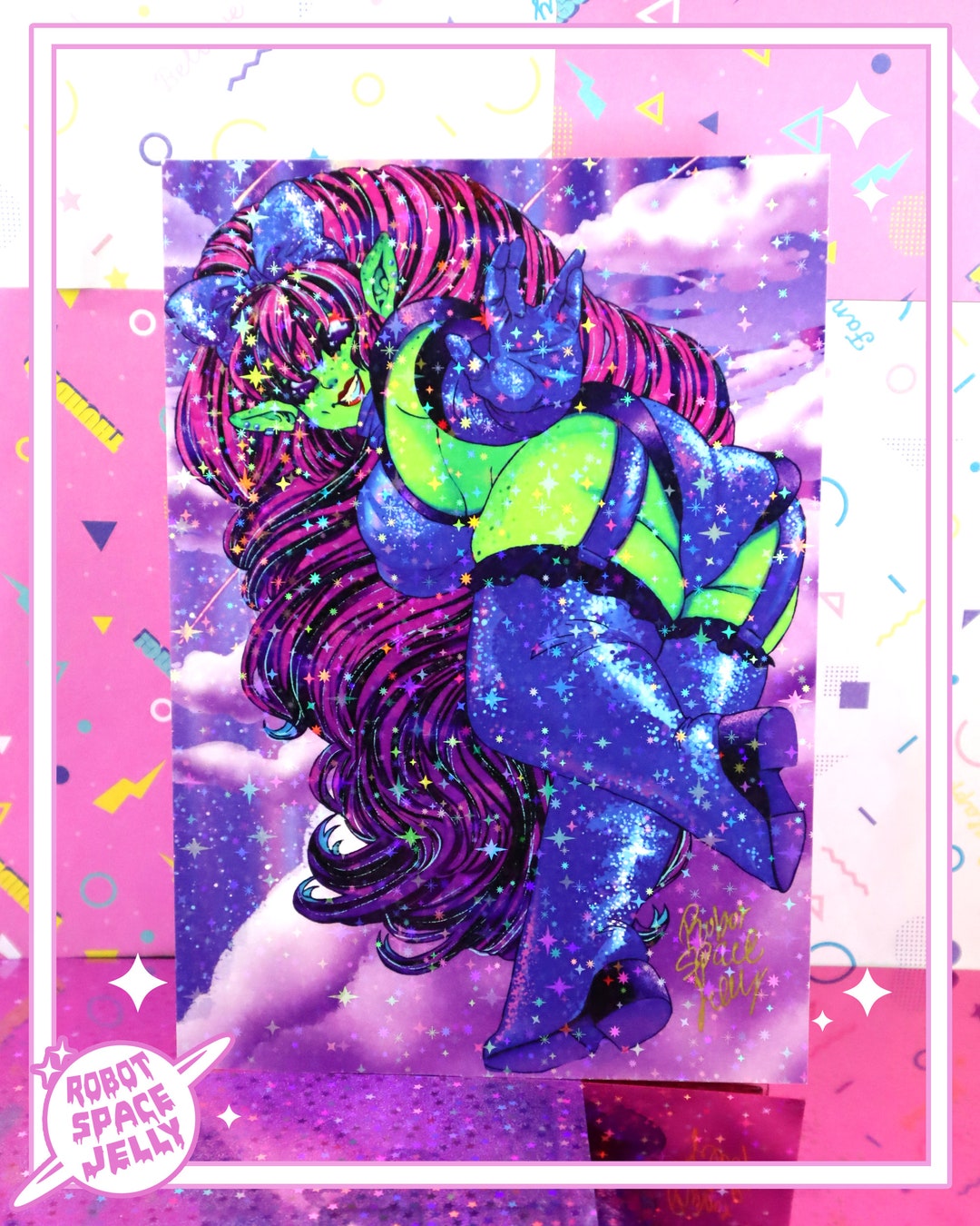 5x7 Alien Babe Rigel Print - Etsy