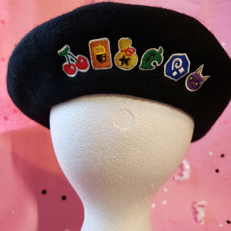 Animal Crossing embroidered beret image 1