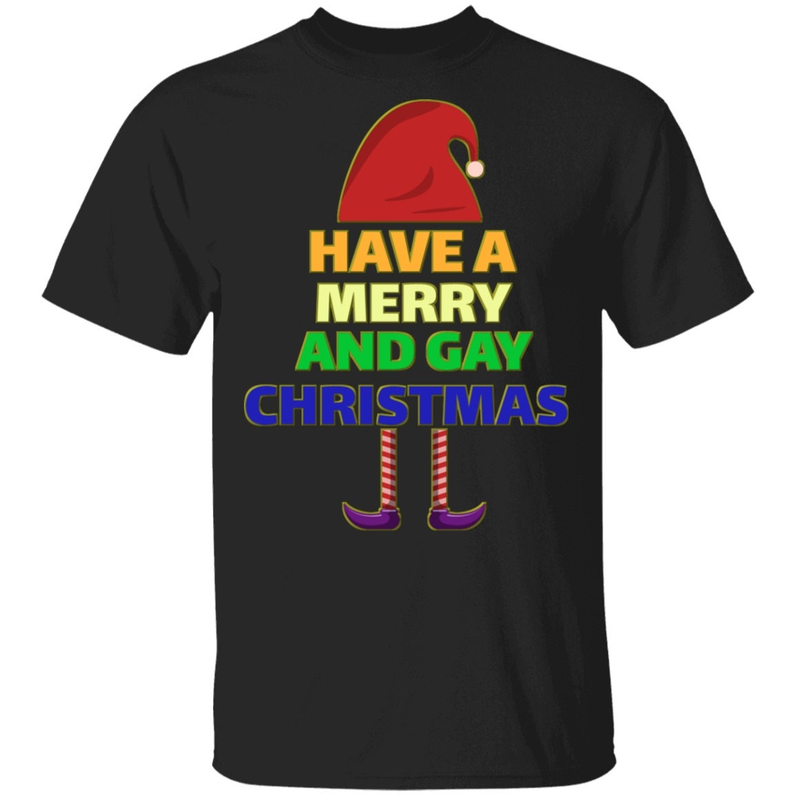 Have A Merry and Gay Christmas LGBT LGBTQ Pride G500 5.3 oz. | Etsy