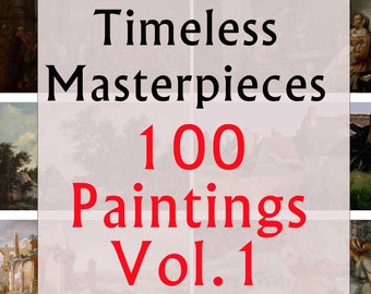 Samsung Frame TV Art Set of 100 | Masterpieces Painting Collection | Famous Art | Vintage Art | Frame Tv Art | Digital Download