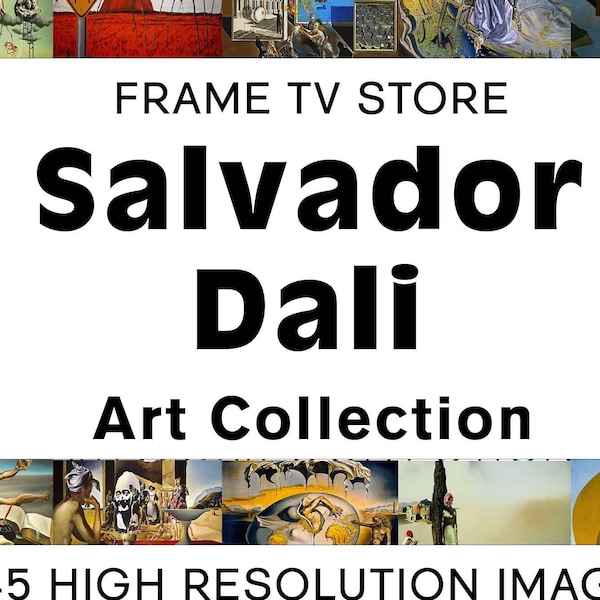 Samsung Frame TV Art 45 Salvador Dali Art Collection | High-Resolution Digital Downloads | Salvador Dali 4K Frame TV | Dali Artworks