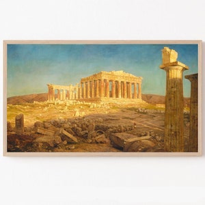 Frame TV Art: Bring The Parthenon Painting by Frederic Church to Life on Your Samsung Frame TV - Neoclassical Art at Its Best!