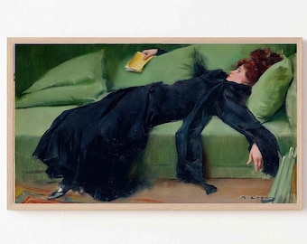 Samsung Frame TV Art | After the Ball by Ramon Casas | Wall Art Print | Vintage Wall Art | Vintage Painting | Digital Download