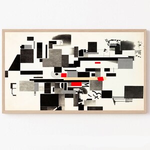 Samsung Frame TV Duchamp Pintura Arte 4k / Descarga digital moderna abstracta / Arte famoso / Descarga digital Impresión de arte para TV