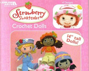 Strawberry Dolls to Crochet / Crochet Patterns / Craft E-Book / Pattern PDF / PDF Crochet / Instan