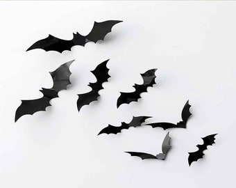 Frame TV Art Halloween | Black Bats |  Black and White |Neutral Halloween | Fall Art