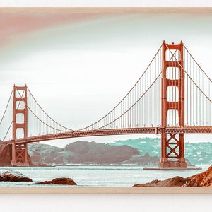 Frame TV Art Golden Gate Bridge 4k Digital Instant Download | San Francisco | Digital Download for Samsung Frame