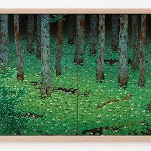 シファ-/マイルズの作品　ウッドランドアザリア　森林風景画　大型美術品ア-ト絵画 から厳選した シファ-/マイルズの作品 大型 森林風景画 ウッド