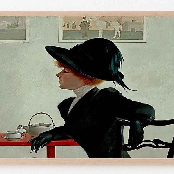 Samsung Frame TV Painting by Harry Watrous entitled Sophistication |Instant Download