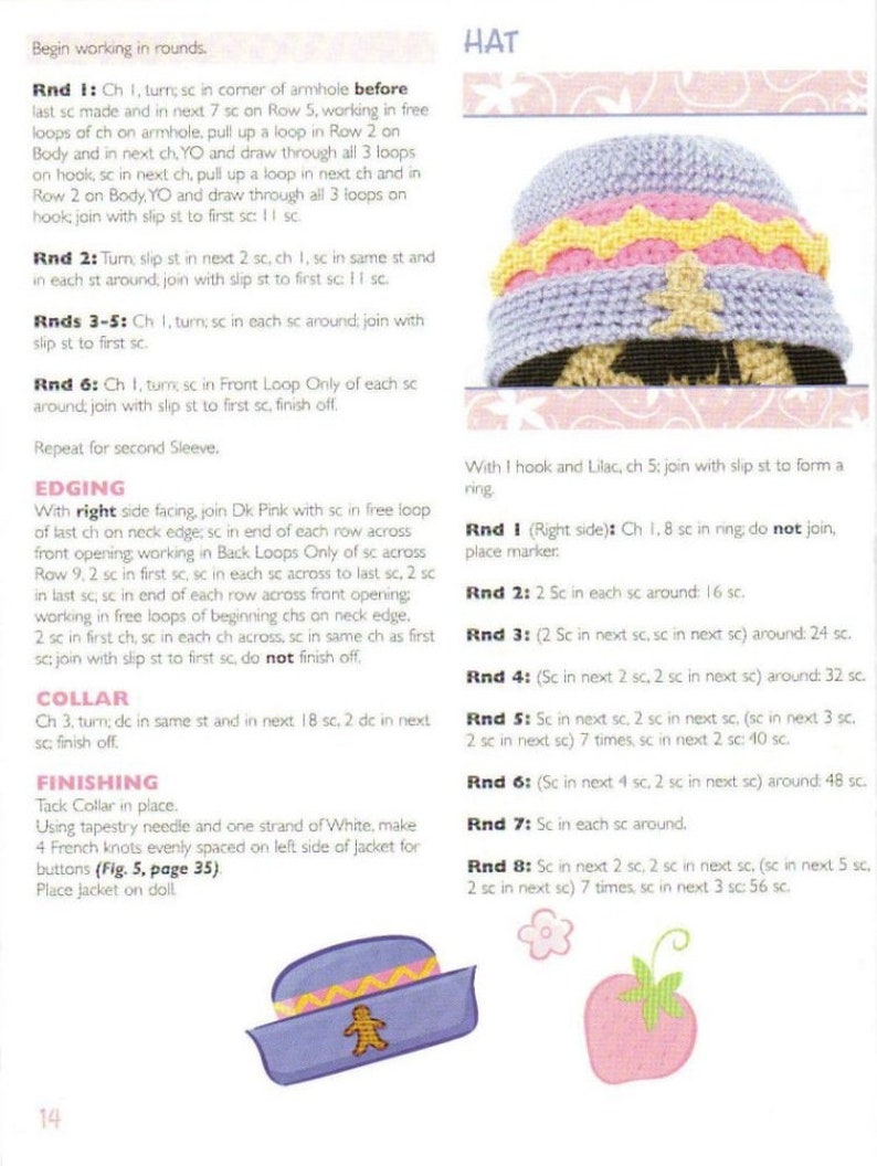 Strawberry Dolls to Crochet / Crochet Patterns / Craft E-Book / Pattern PDF / PDF Crochet / Instan image 7