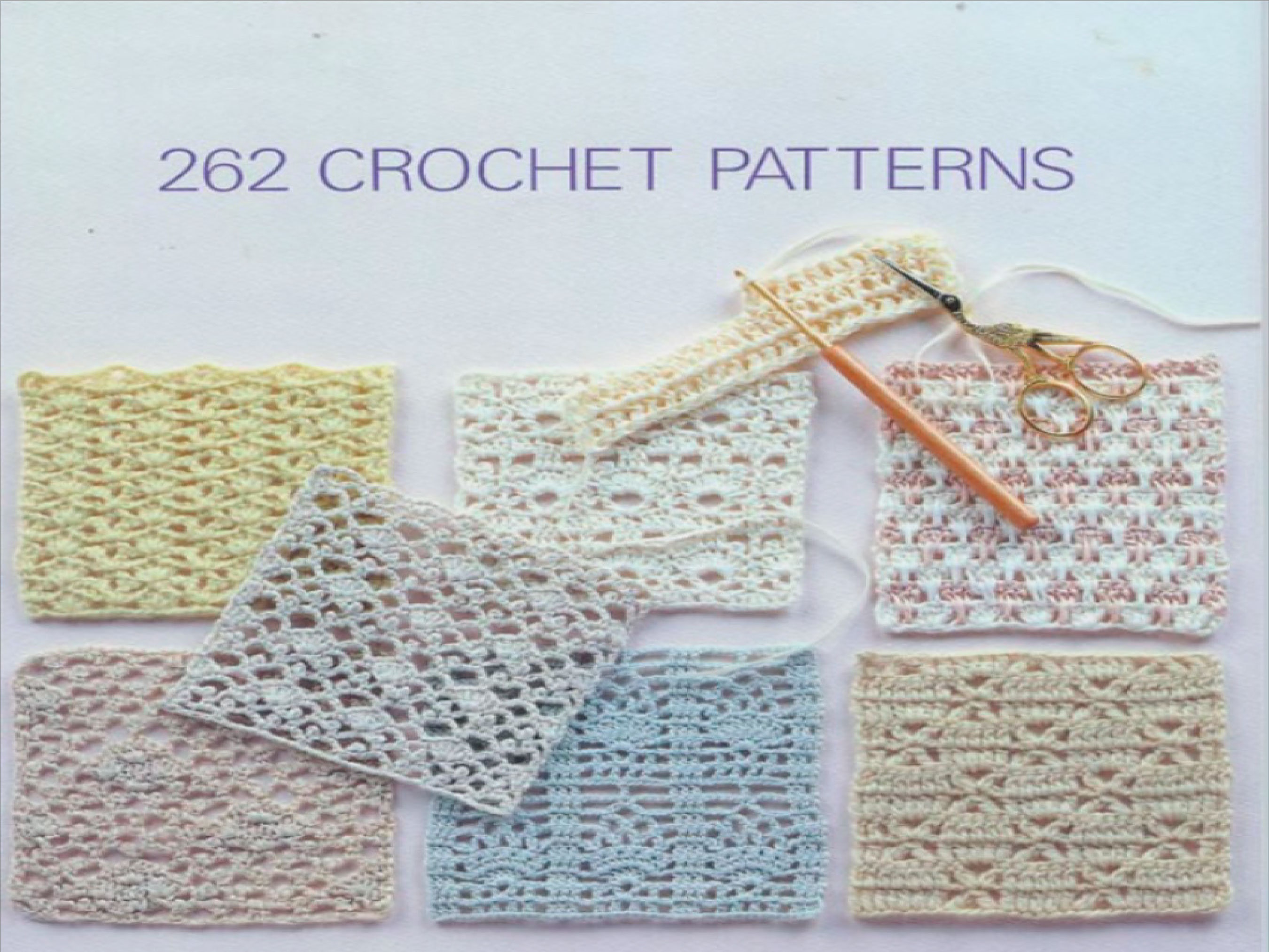 262 Patterns for Crochet Book , Crochet Patterns Book, Adults