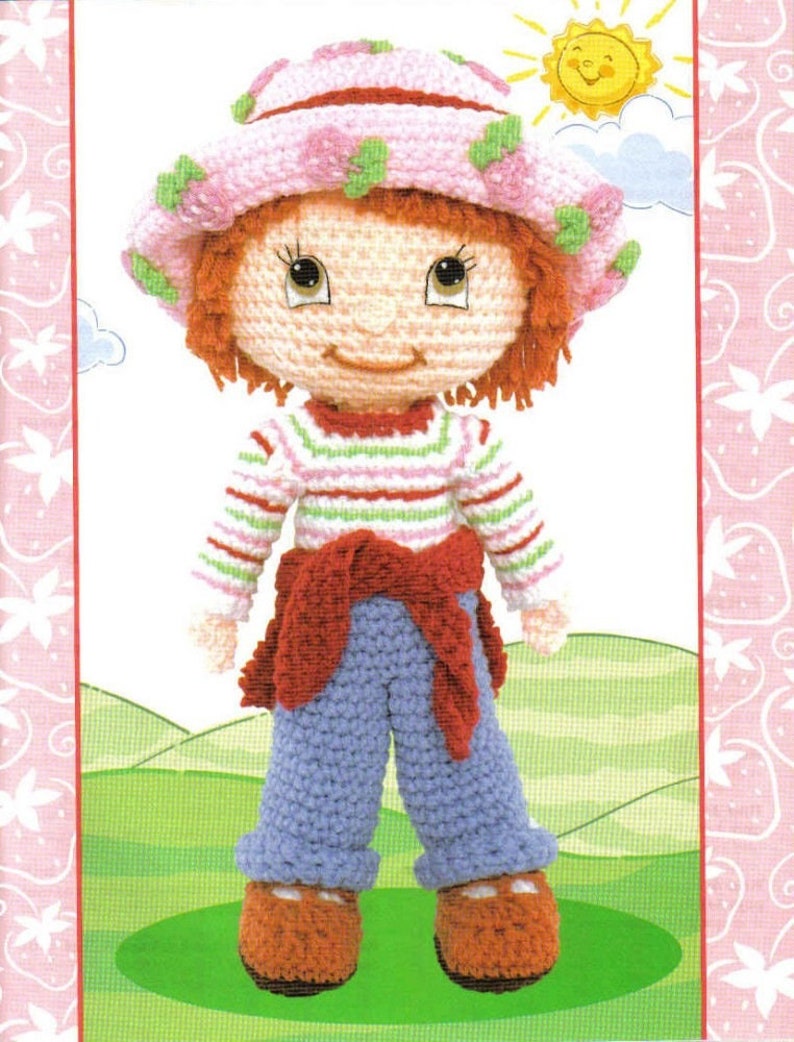 Strawberry Dolls to Crochet / Crochet Patterns / Craft E-Book / Pattern PDF / PDF Crochet / Instan image 2