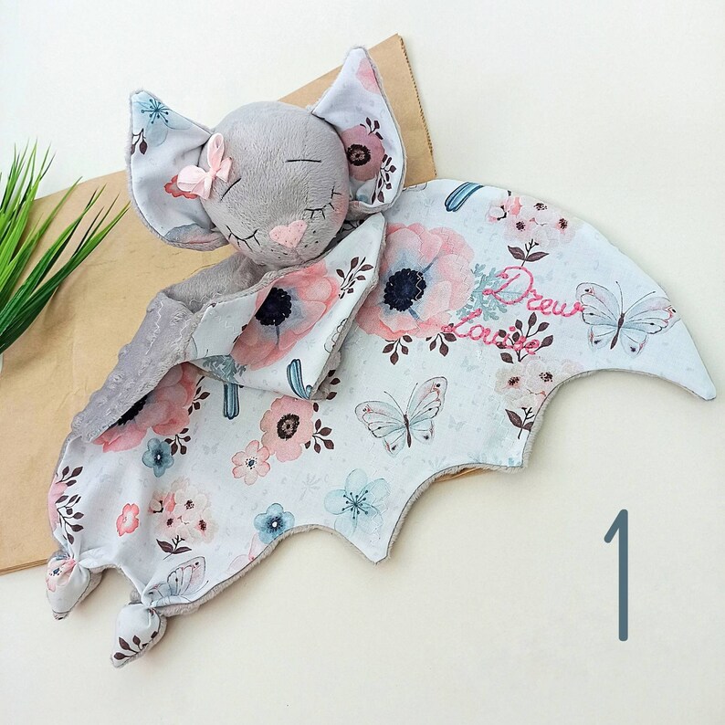 Breathable Lovey Blanket Bat Black Bat Baby Blanket Muslin Etsy