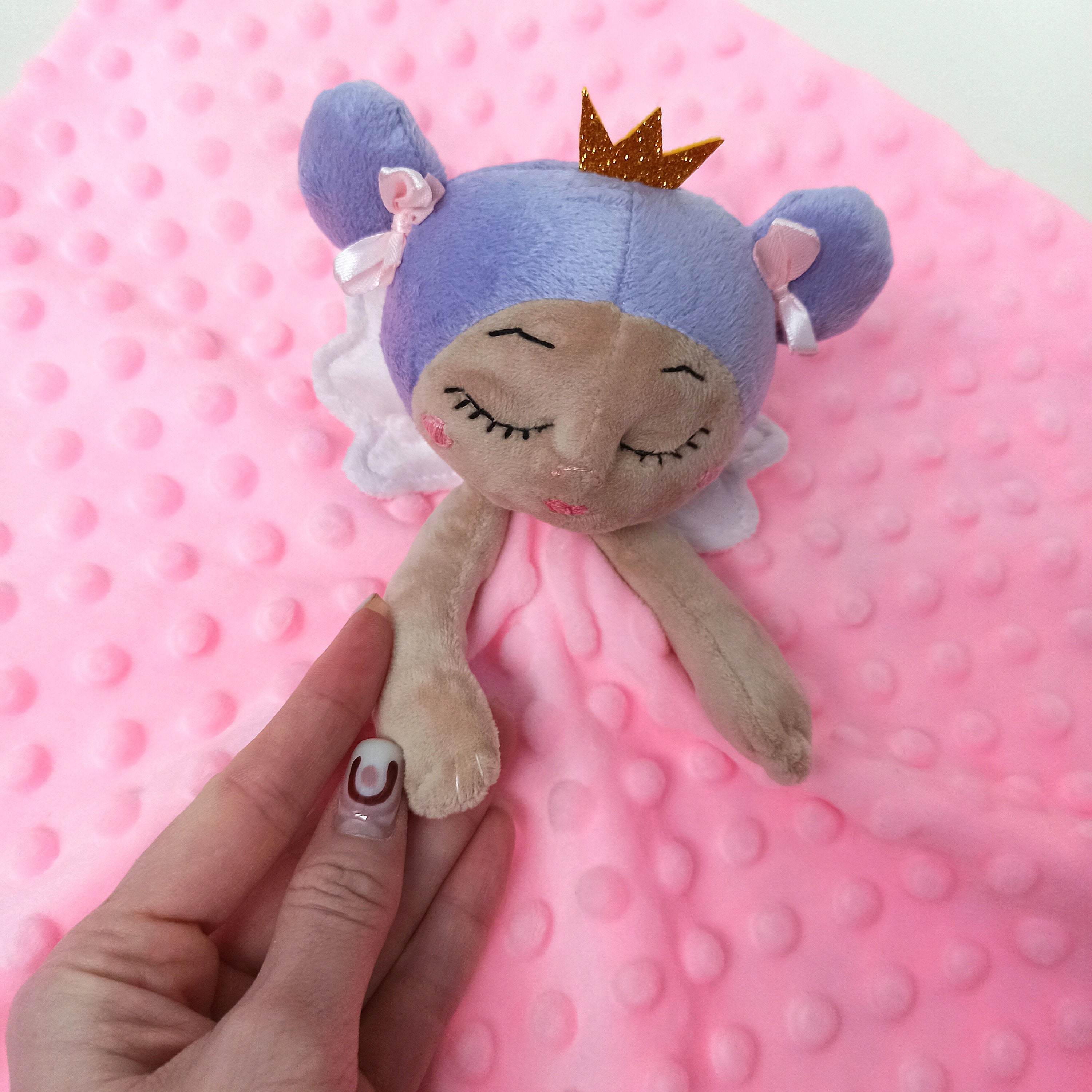 Fairy loveys for baby girl Lovey doll for babies Etsy