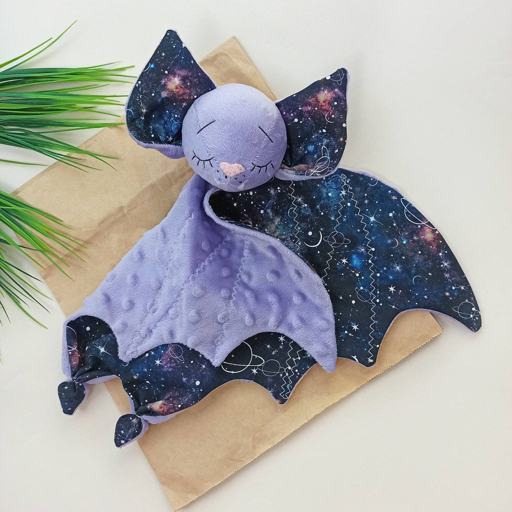 Baby blanket bat Purple baby blanket bat Galactic bat Etsy