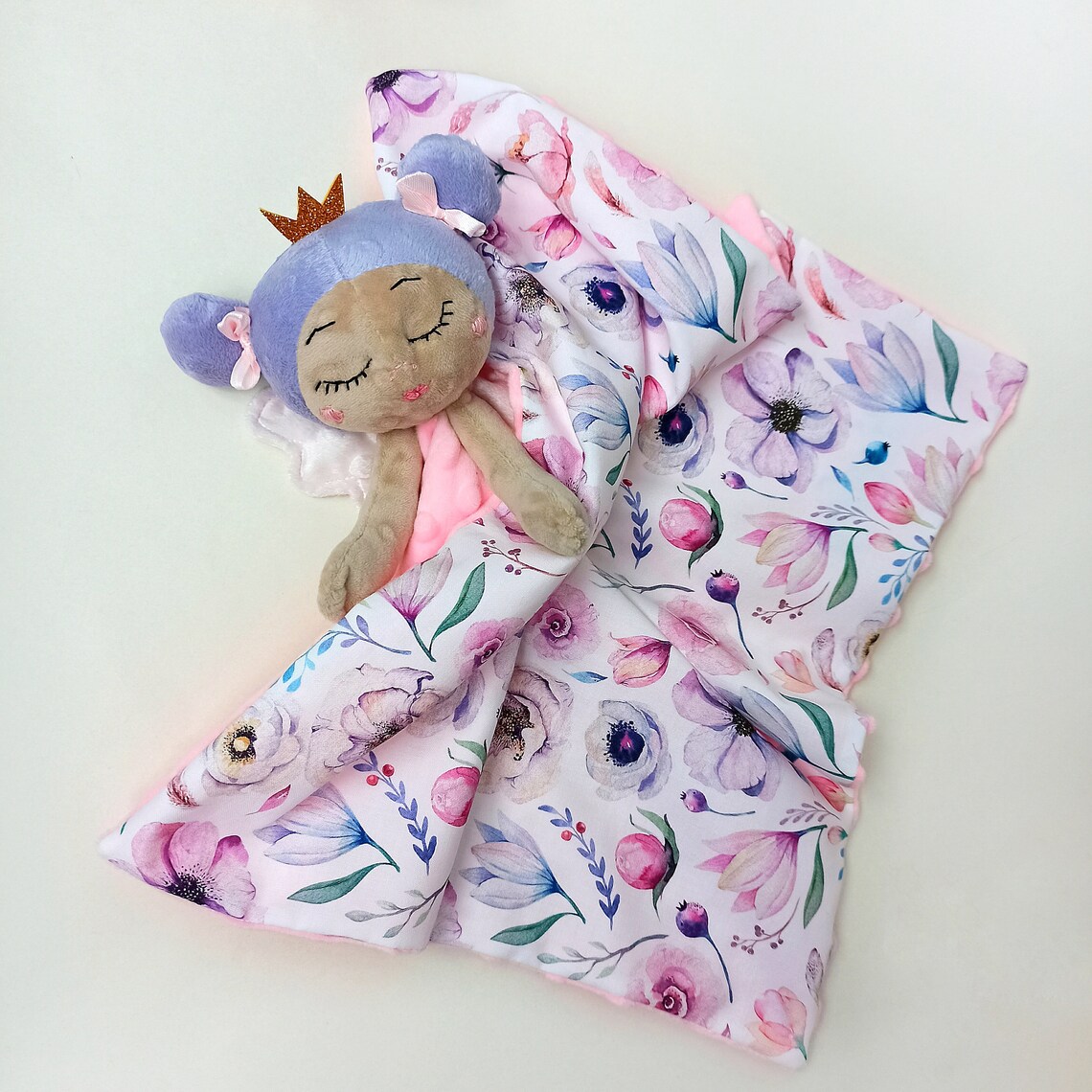 Fairy loveys for baby girl Lovey doll for babies Etsy