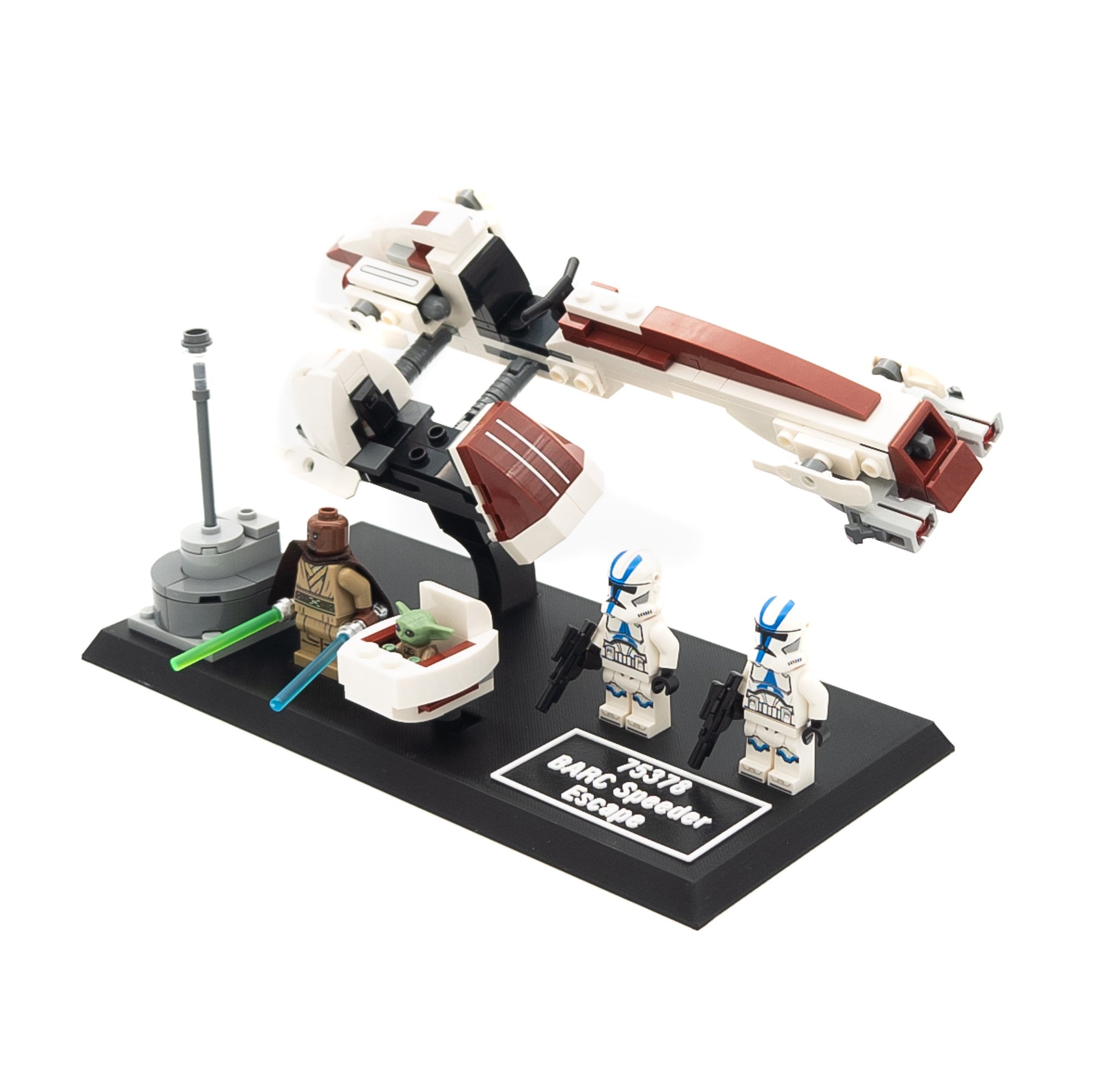 Display Stand for Lego Star Wars 75378 BARC Speeder Escape Etsy