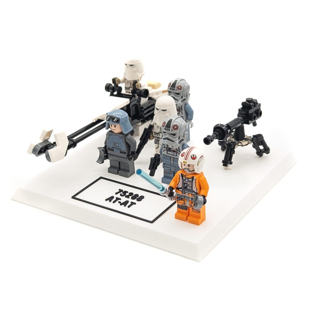 Display Stand for Lego Star Wars 75288 AT-AT for Minifigures