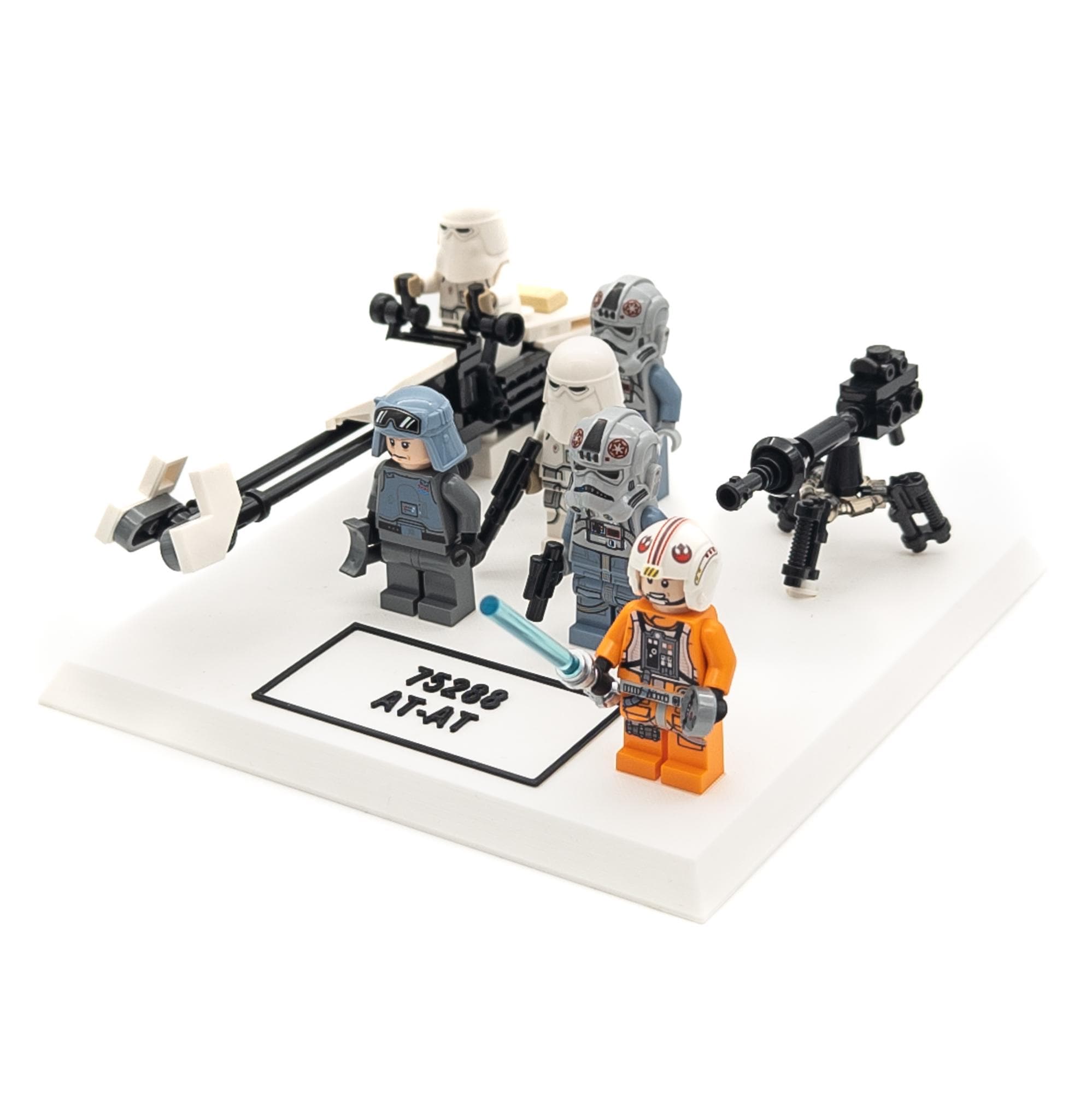 レゴ スターウォーズ 75288 AT-AT ミニフィギュア用ディスプレイ 