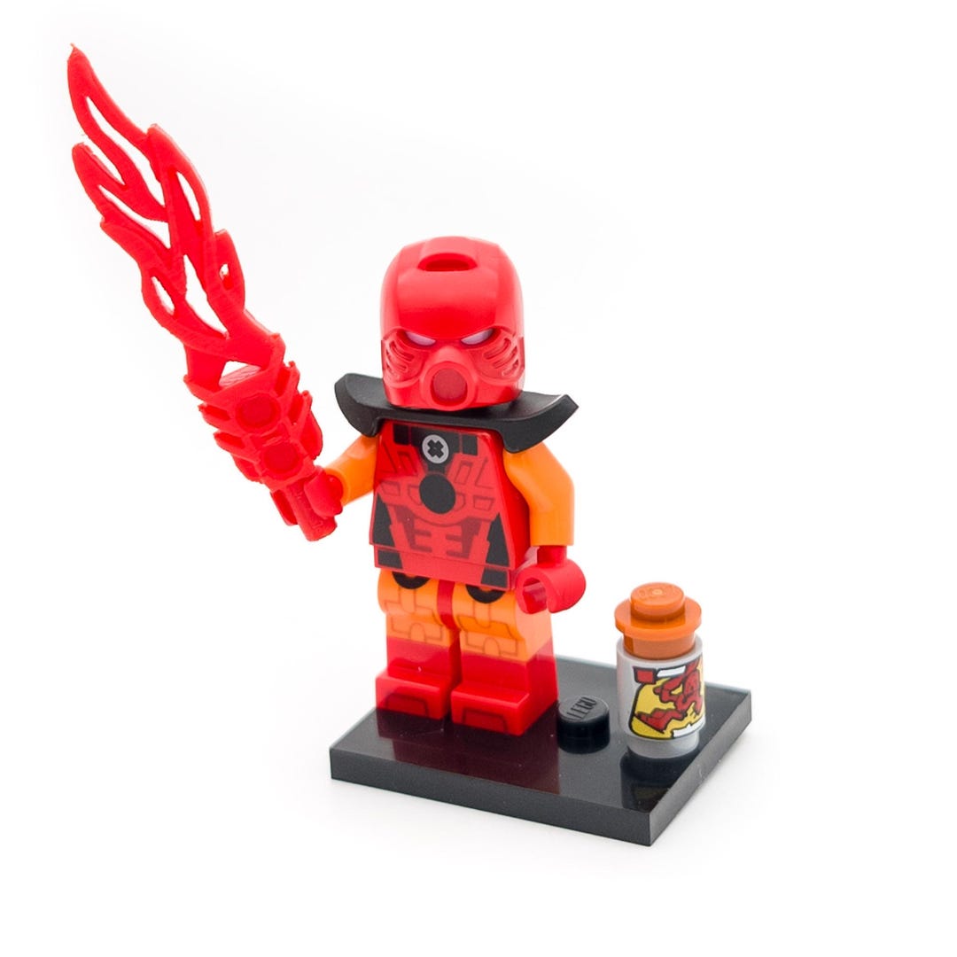Fire Sword for Toa Tahu Cosplayer LEGO CMF 29 71052 Bionicle Minifigure ...