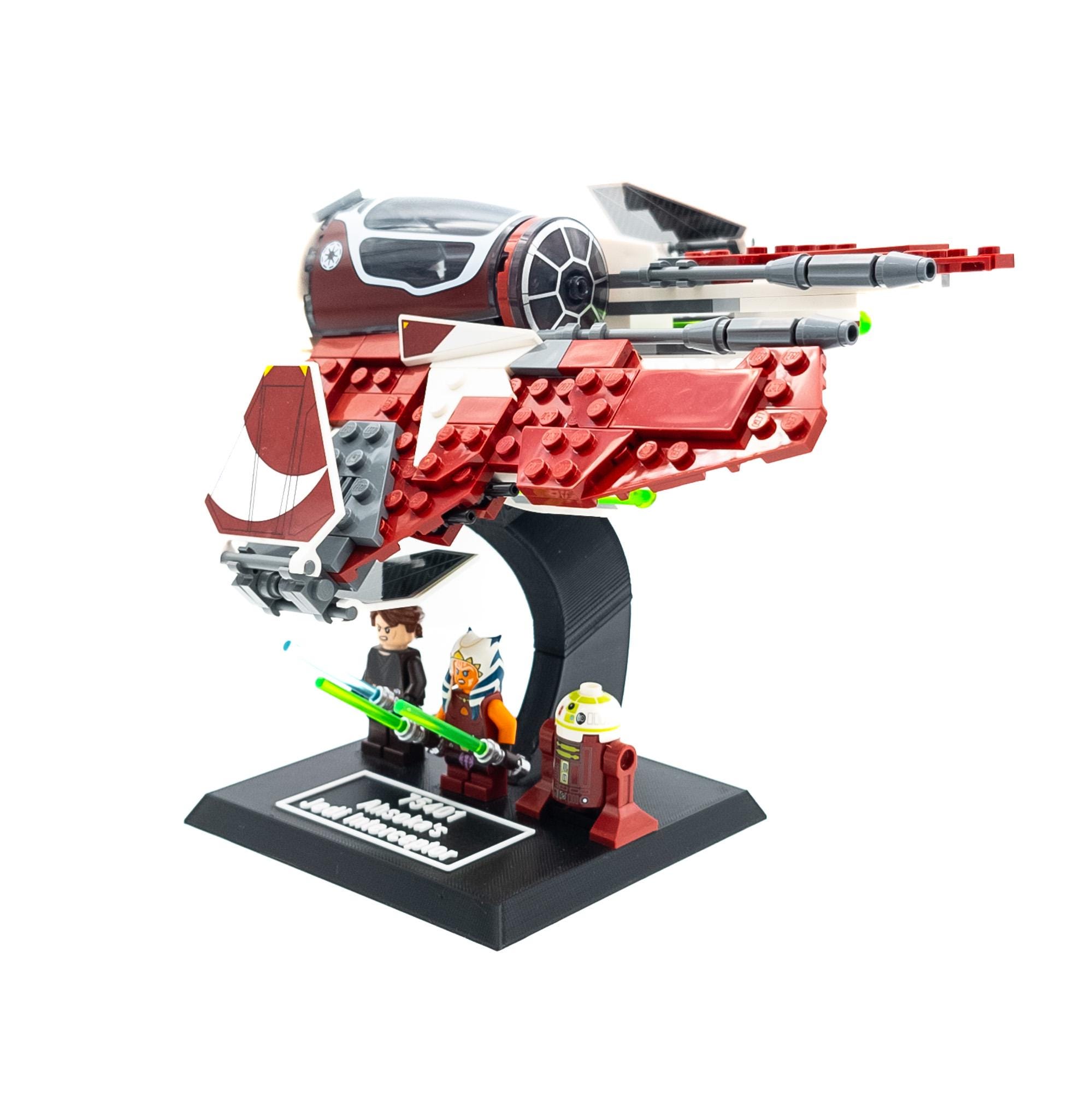 Display Stand for Lego Star Wars 75401 Ahsoka's Jedi Interceptor
