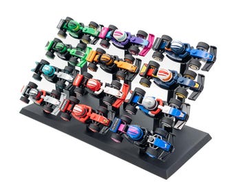 Display Stand for Lego 71049 F1 Collectible Race Car for 12 models